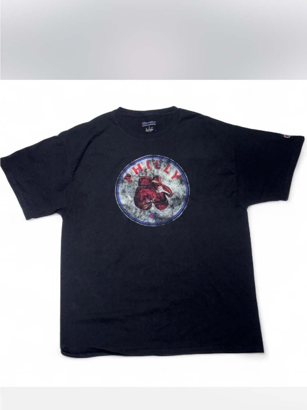 CHAMPION PHILLY BOXING SHIRT LARGE MENS